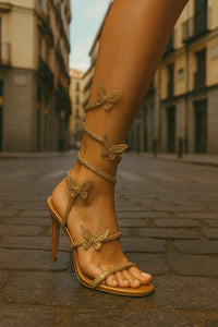 Sandalias Alas de Cristal