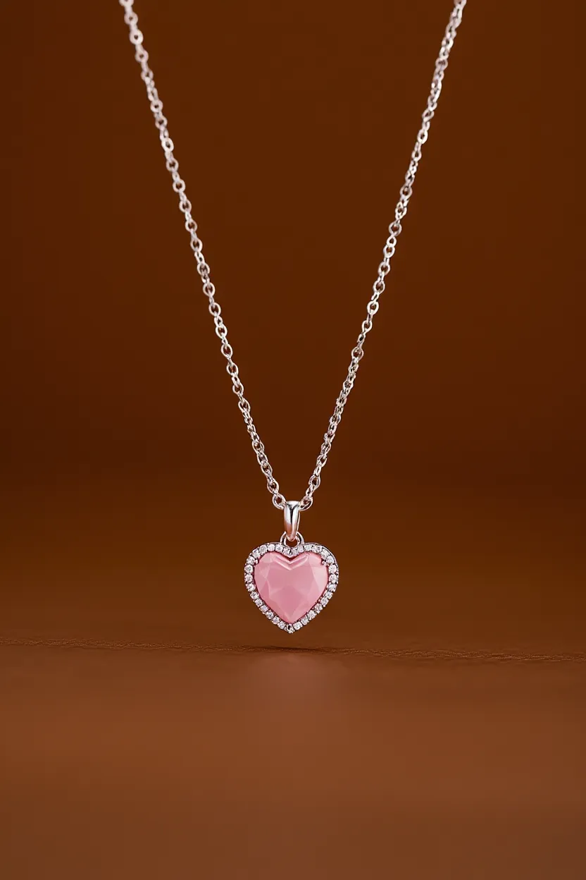 Collar Rosé Heart